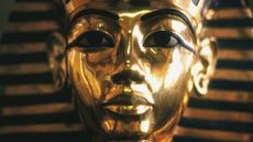 King Tutankhamen gold mask.