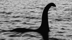 A modern reconstruction of the famous Loch Ness Monster hoax photo from 1934. 